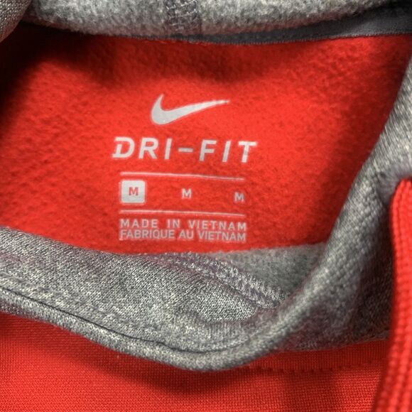 Women's Nike United States Olympic Team Pyeongchang Korea Red Gray Hoodie Medium - Picture 3 of 9